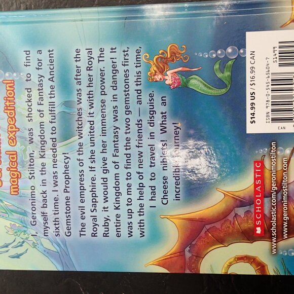 Geronimo Stilton The Search for Treasure the Sixth Adventure in the Kingdom - Picture 4 of 4